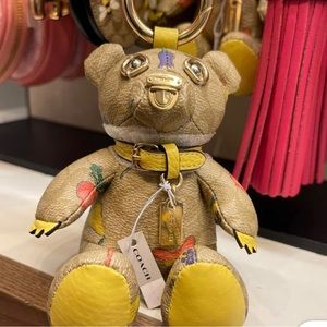 Coach Bear Keychain